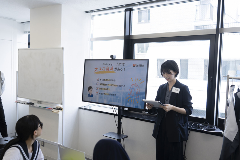 愛知県西尾市立西尾中学校の皆さまにご来社いただきました